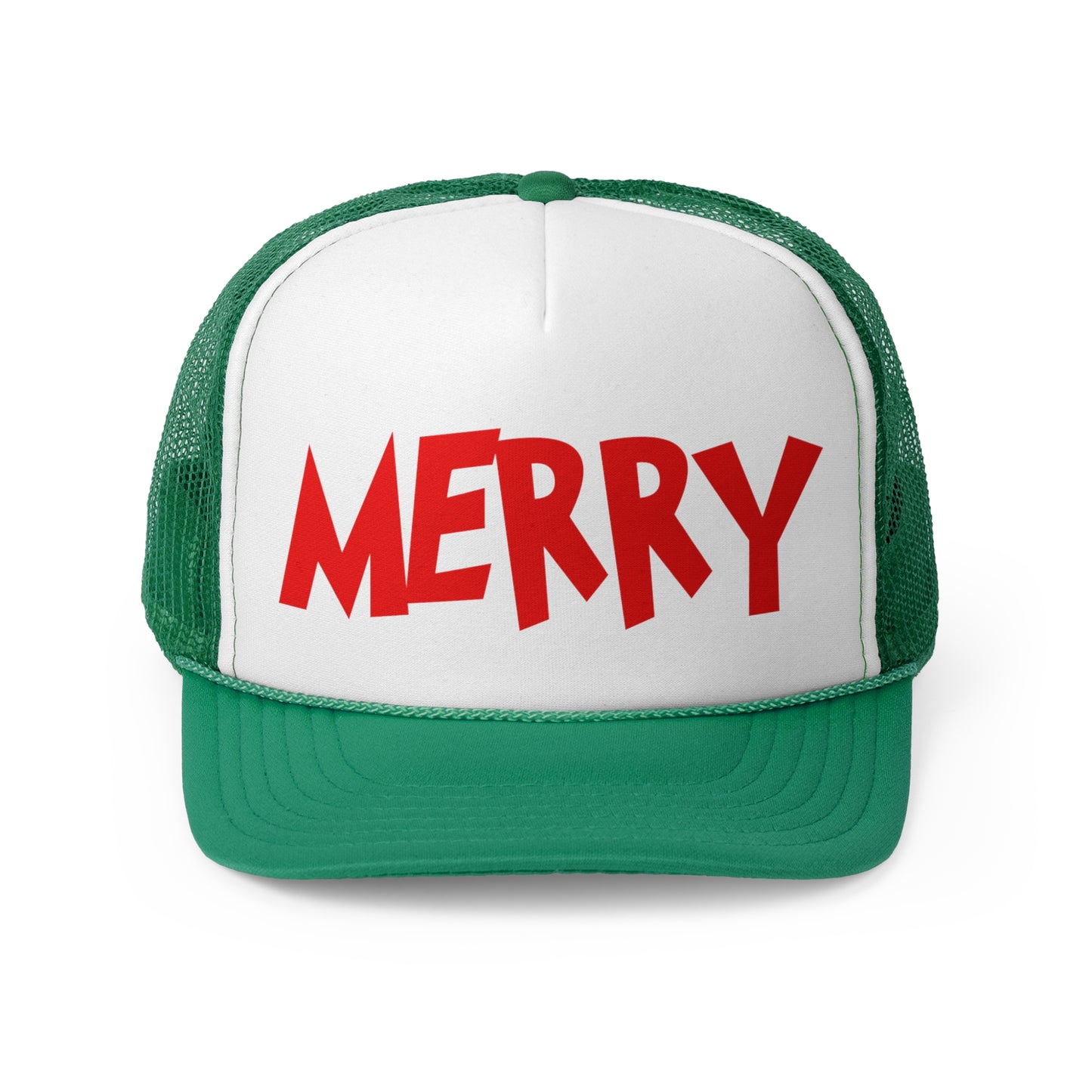 “Merry,” Holiday Trucker Caps