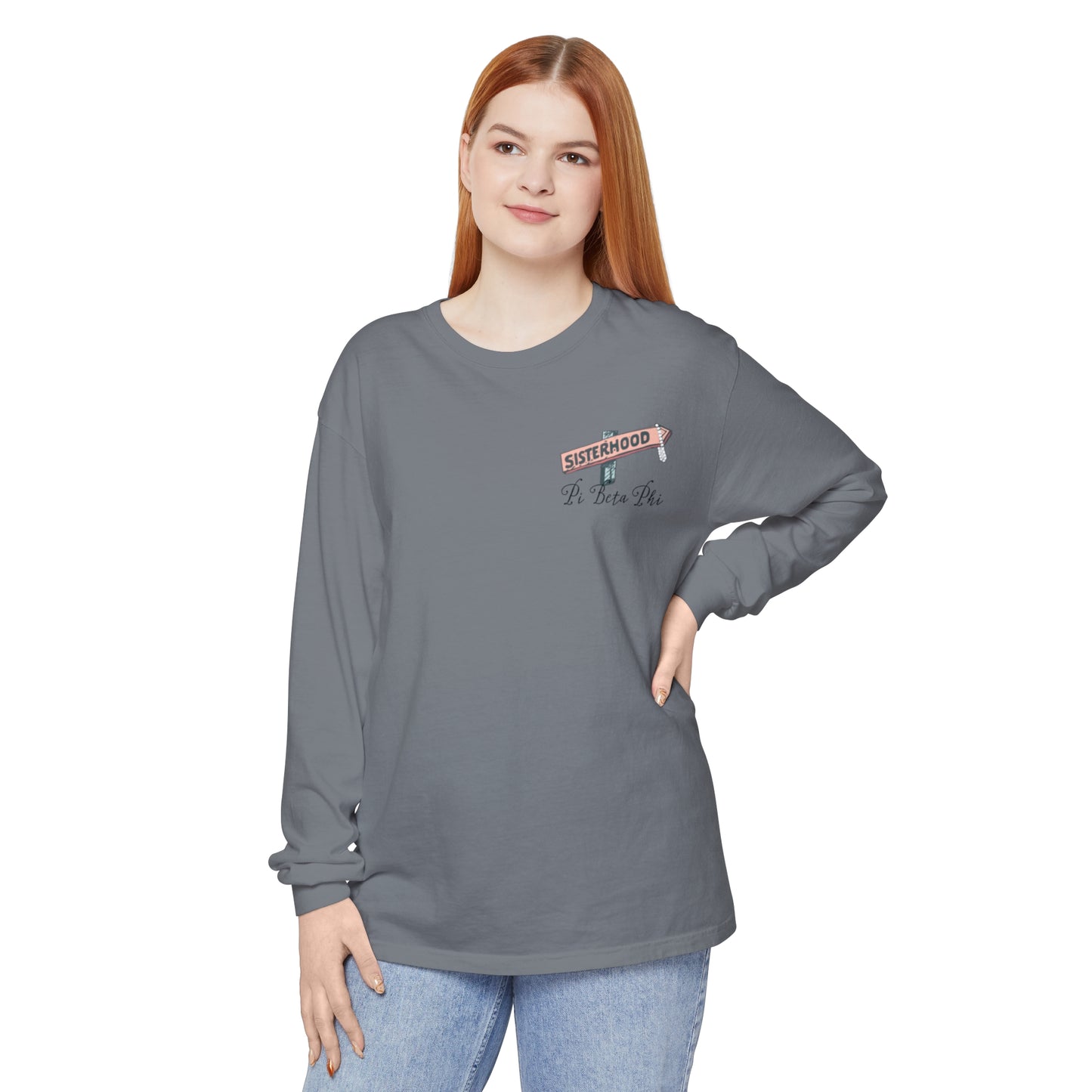 Pi Beta Phi Road Signs Long Sleeve T-Shirt