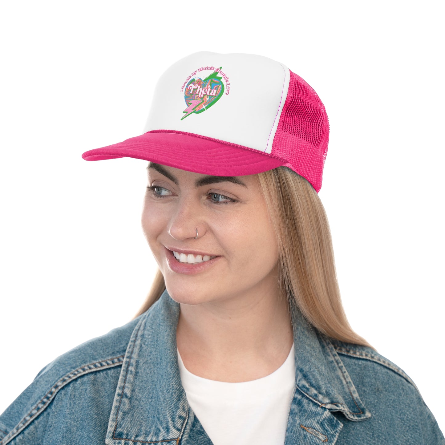 Theta Love Trucker Cap