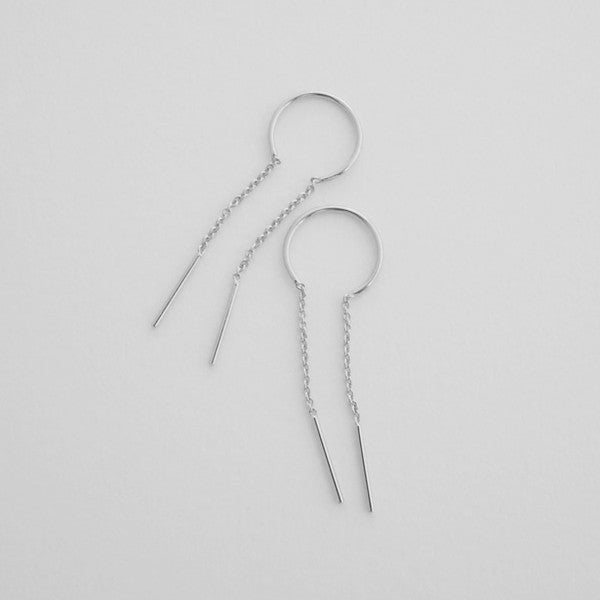 Threader Drop Bar Earrings