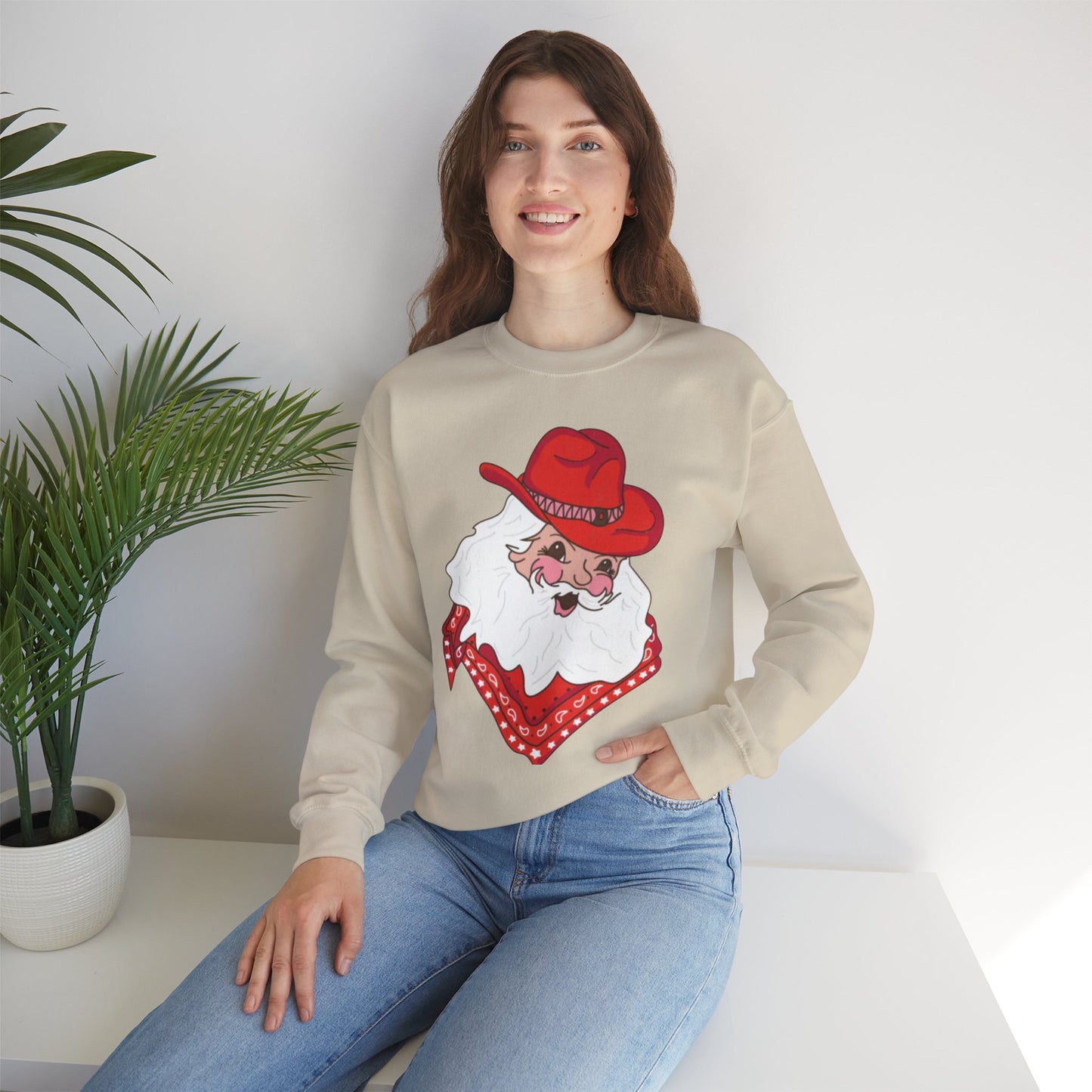 “Merry Christmas YALL,” Holiday Sweatshirt