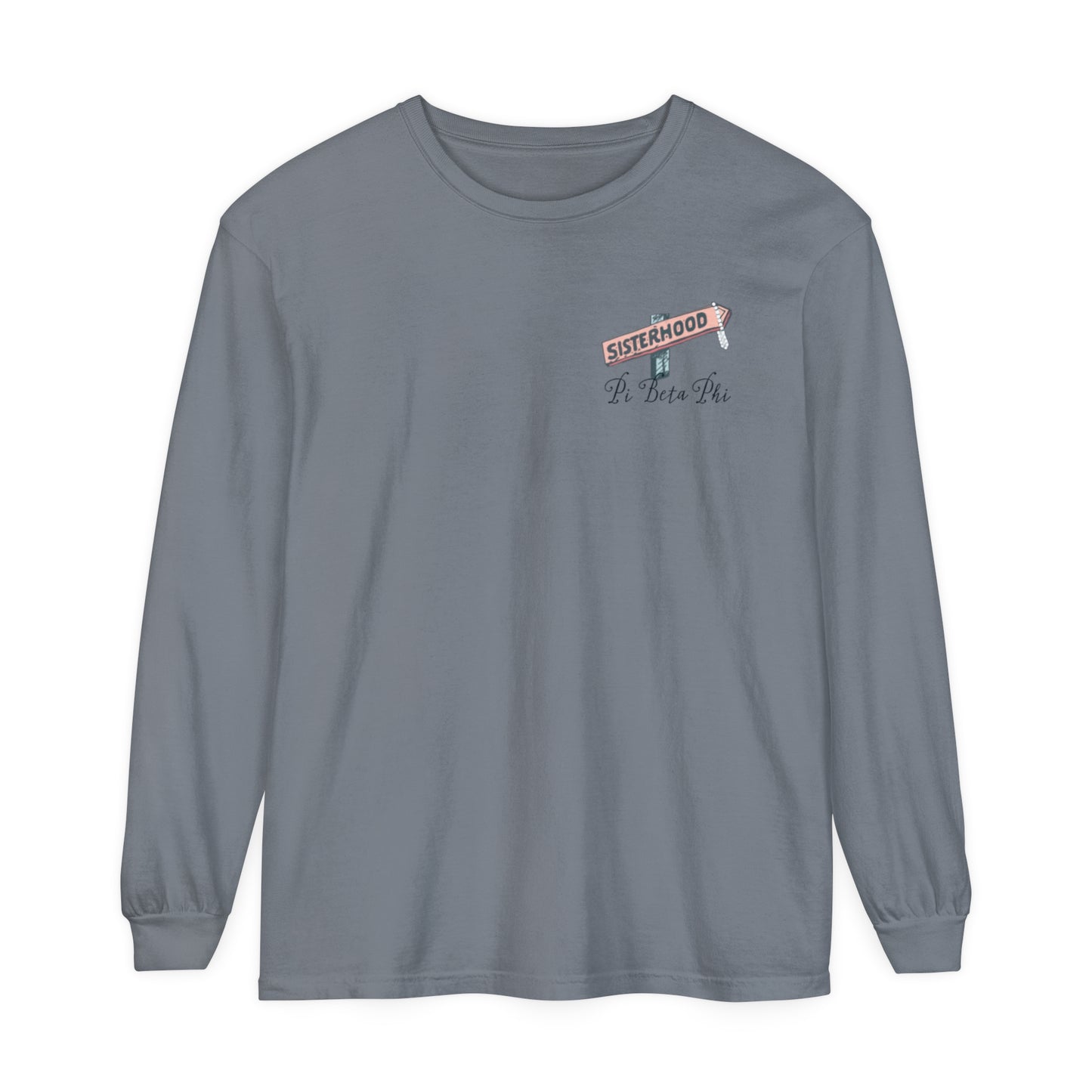 Pi Beta Phi Road Signs Long Sleeve T-Shirt