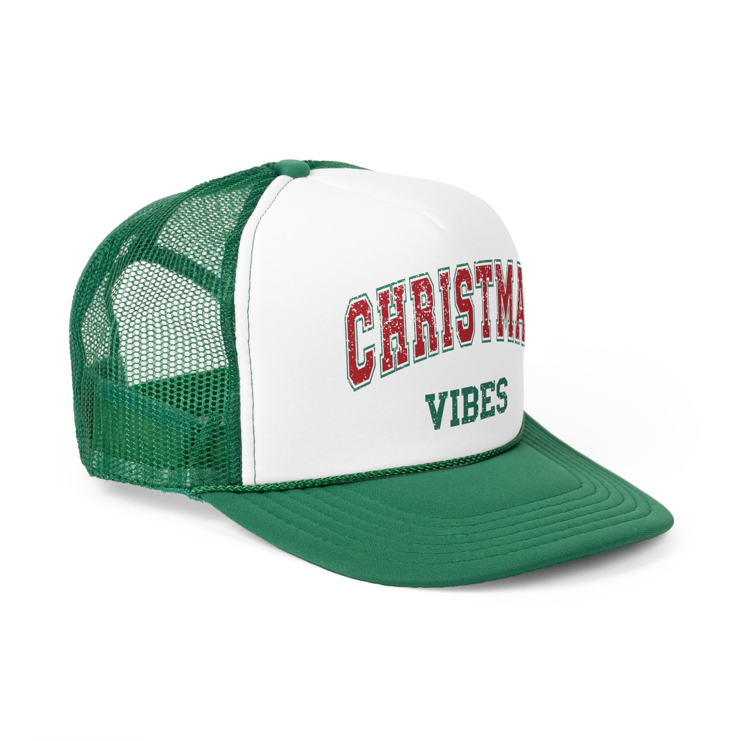 “Christmas Vibes,” Holiday Trucker Cap