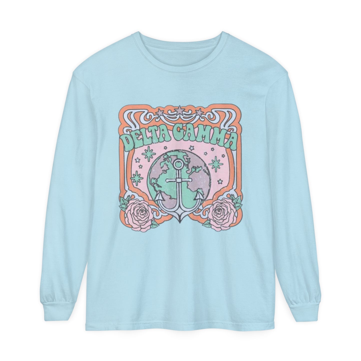 Delta Gamma Rocker Long Sleeve T-Shirt