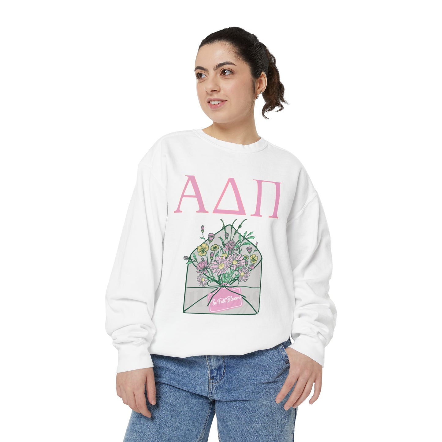 ALPHA DELTA PI FLOWER ENVELOPE Sweatshirt