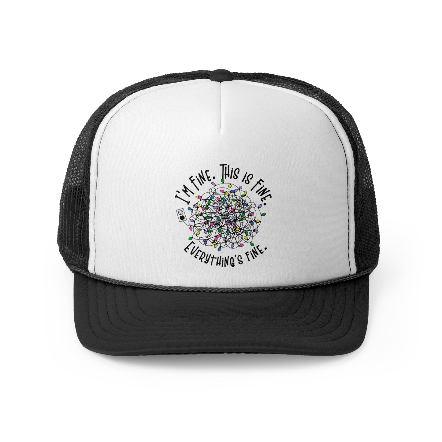 “I’m Fine,” Holiday Trucker Cap