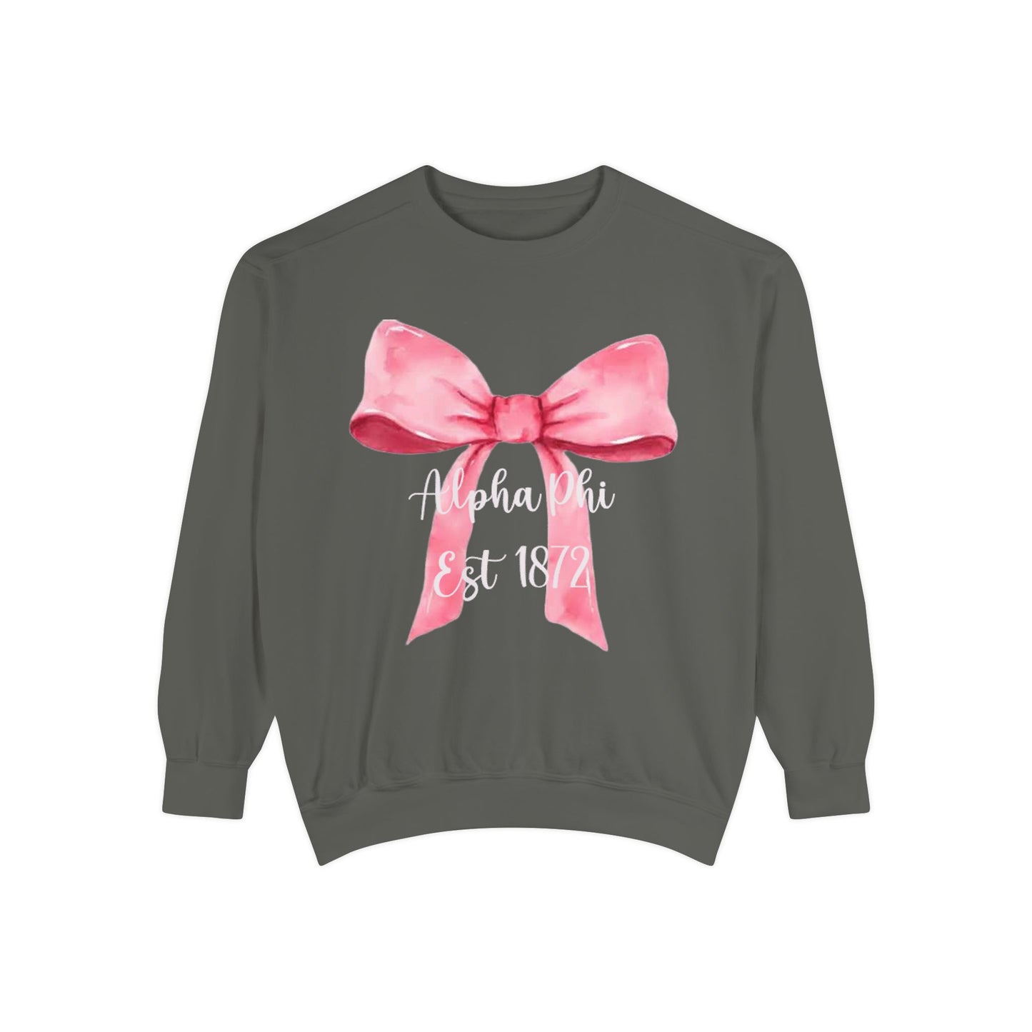 Alpha Phi Bow Sweatshirt