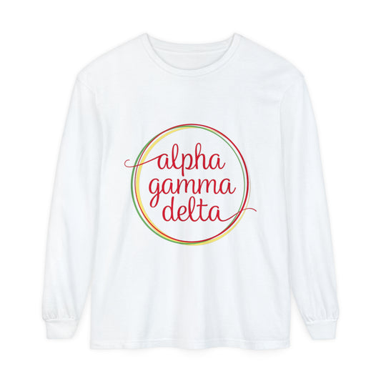 ALPHA GAMMA DELTA CIRCLE  Long Sleeve T-Shirt