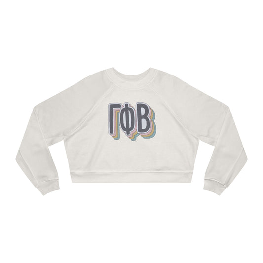 GAMMA PHI BETA Women's Cropped Fleece Pullover