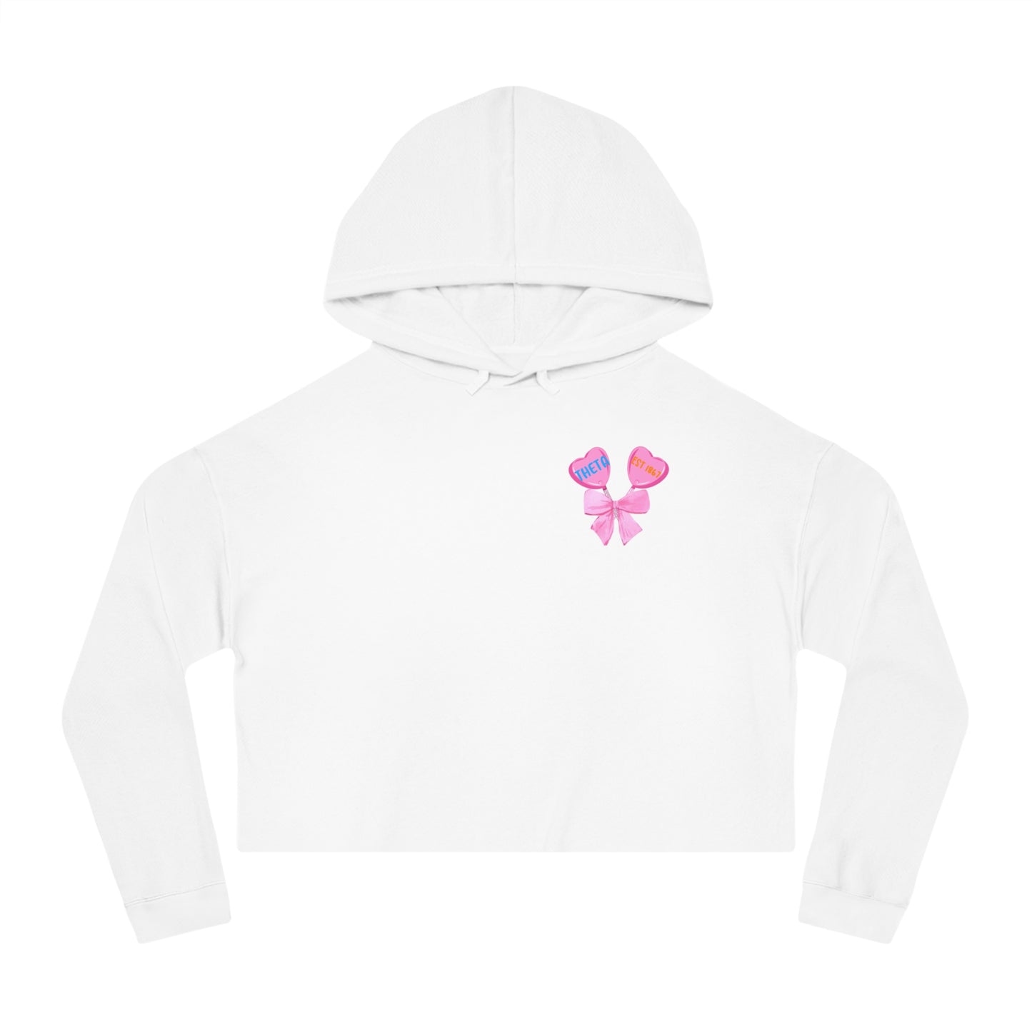 SWEET LIKE THETA Women’s Cropped Hooded Sweatshirt