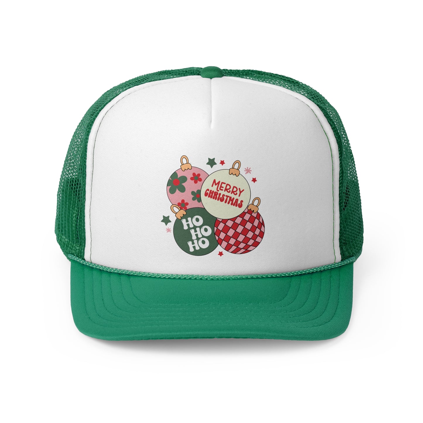 “Christmas Balls, “ Holiday Trucker Cap