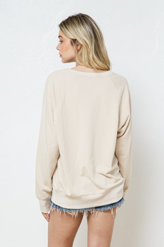 Malibu French Terry Graphic Sweatshirt