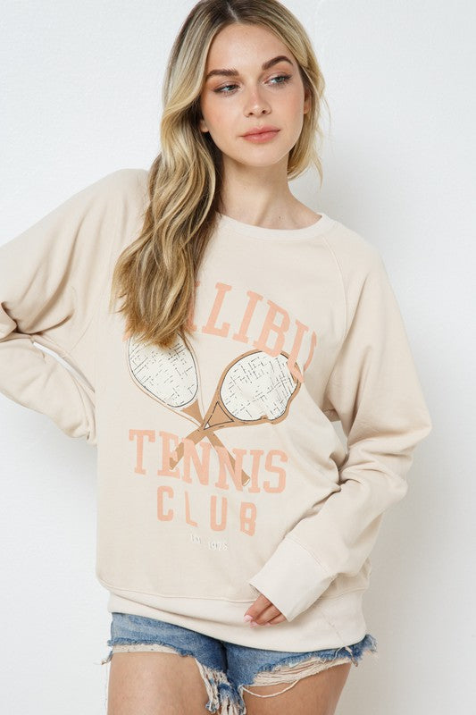 Malibu French Terry Graphic Sweatshirt