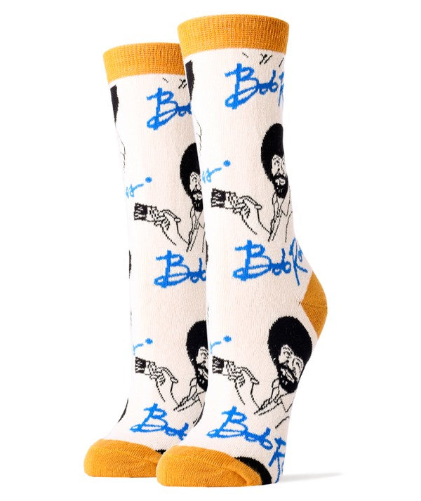 It's Bob Ross - Women's Funny Crew Socks