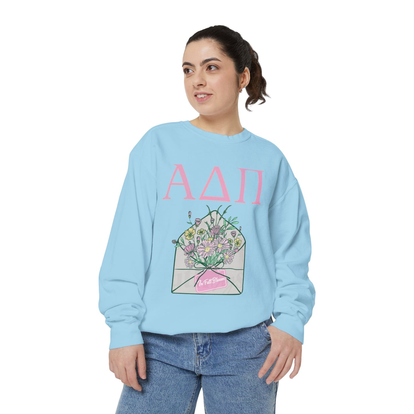 ALPHA DELTA PI FLOWER ENVELOPE Sweatshirt