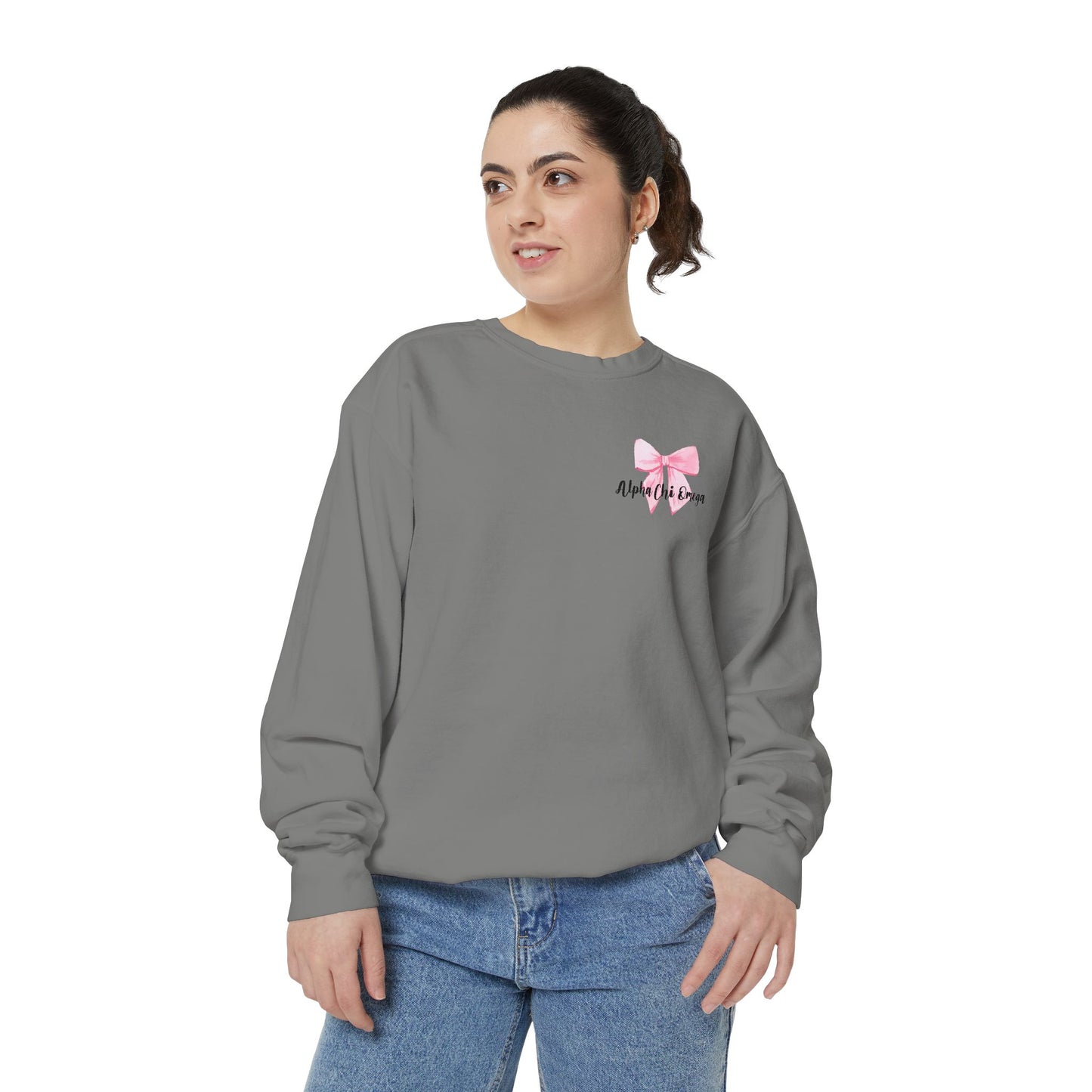 Alpha Chi Omega Bow Sweatshirt