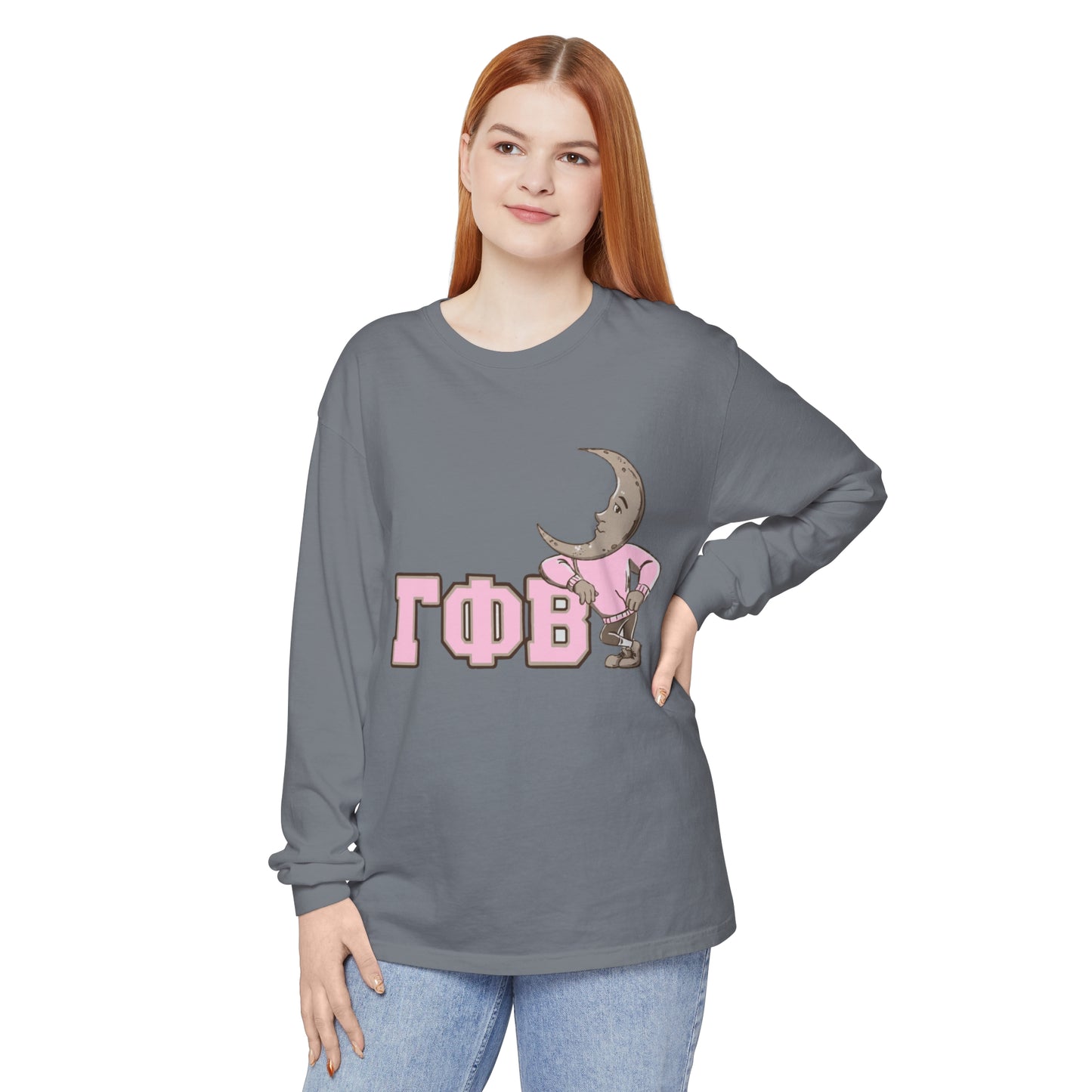 Pi Beta Phi Moon Man Long Sleeve T-Shirt