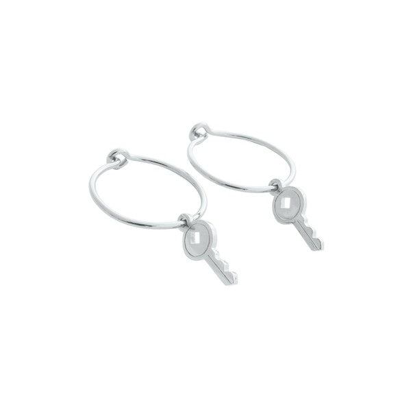 Magic Charm Key Hoops