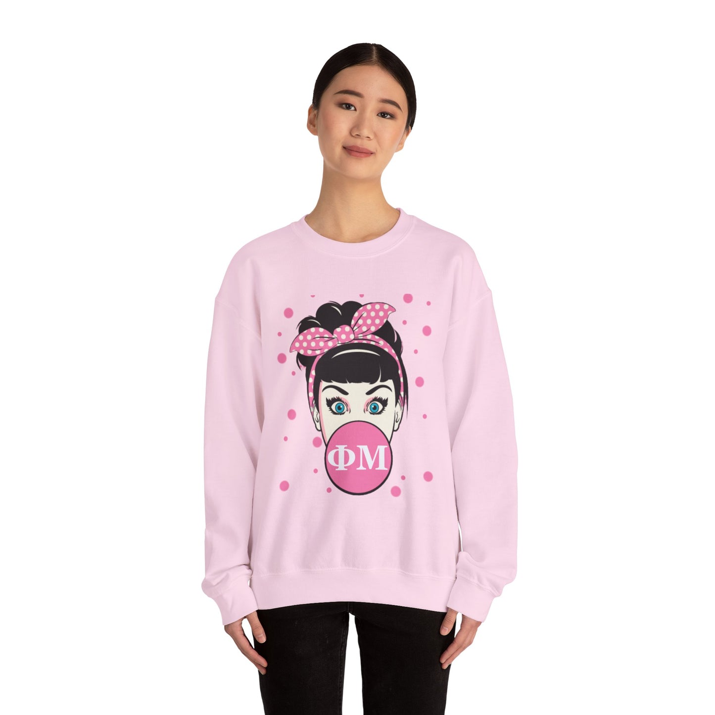 PHI MU BUBBLEGUM Crewneck Sweatshirt