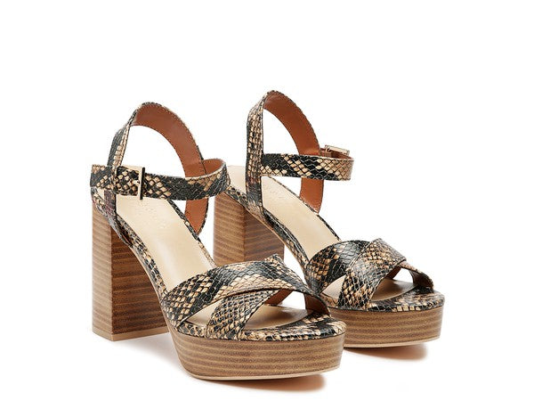 CHYPRE HIGH HEELED BLOCK SANDAL