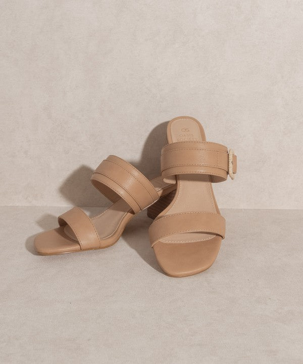 Nicole - Buckle Block Sandal