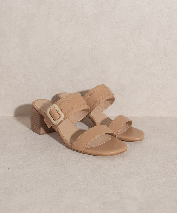 Nicole - Buckle Block Sandal