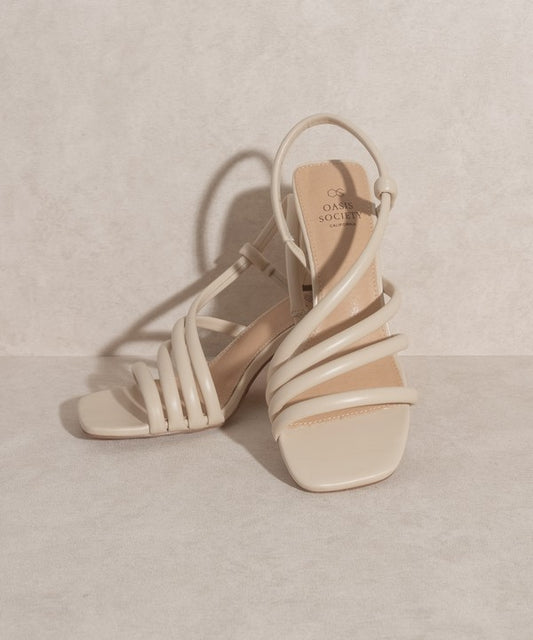 Ashley - Wooden Heel Sandal