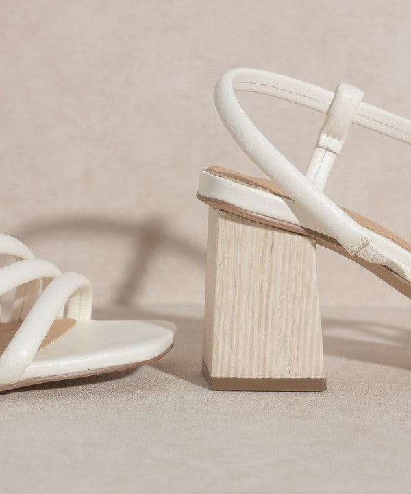 Ashley - Wooden Heel Sandal