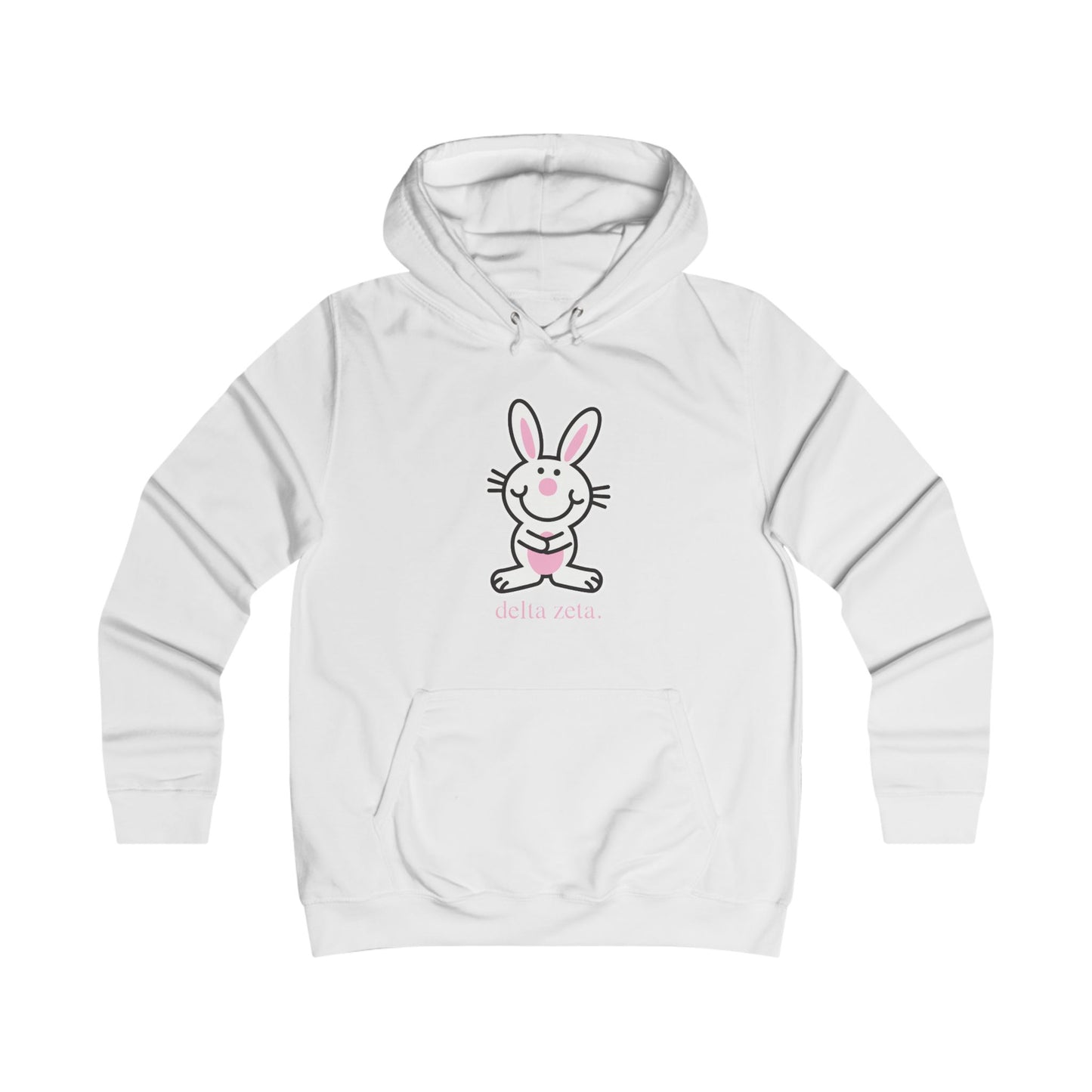 DELTA ZETA BUNNY Girlie College Hoodie