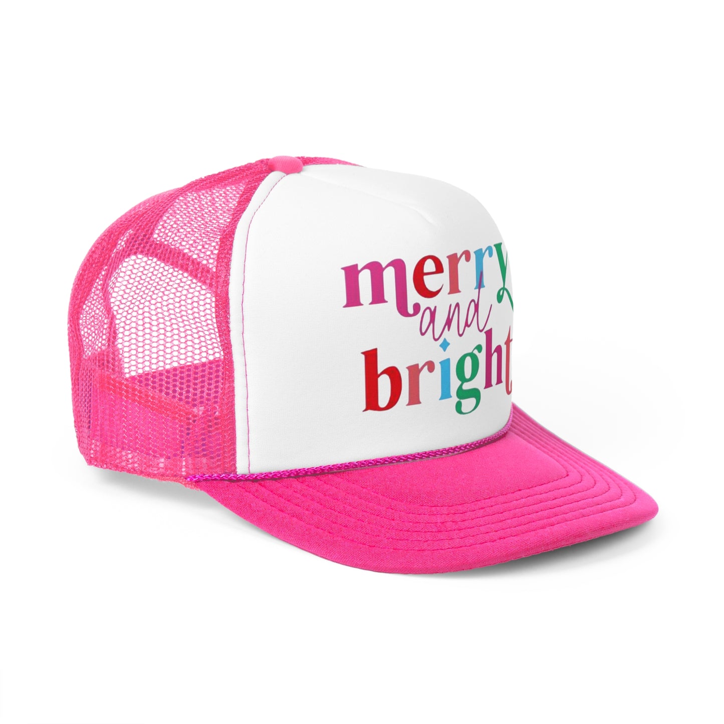 “Merry & Bright,” Holiday Trucker Cap