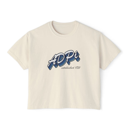 ADPI LOGO Women's Boxy Tee