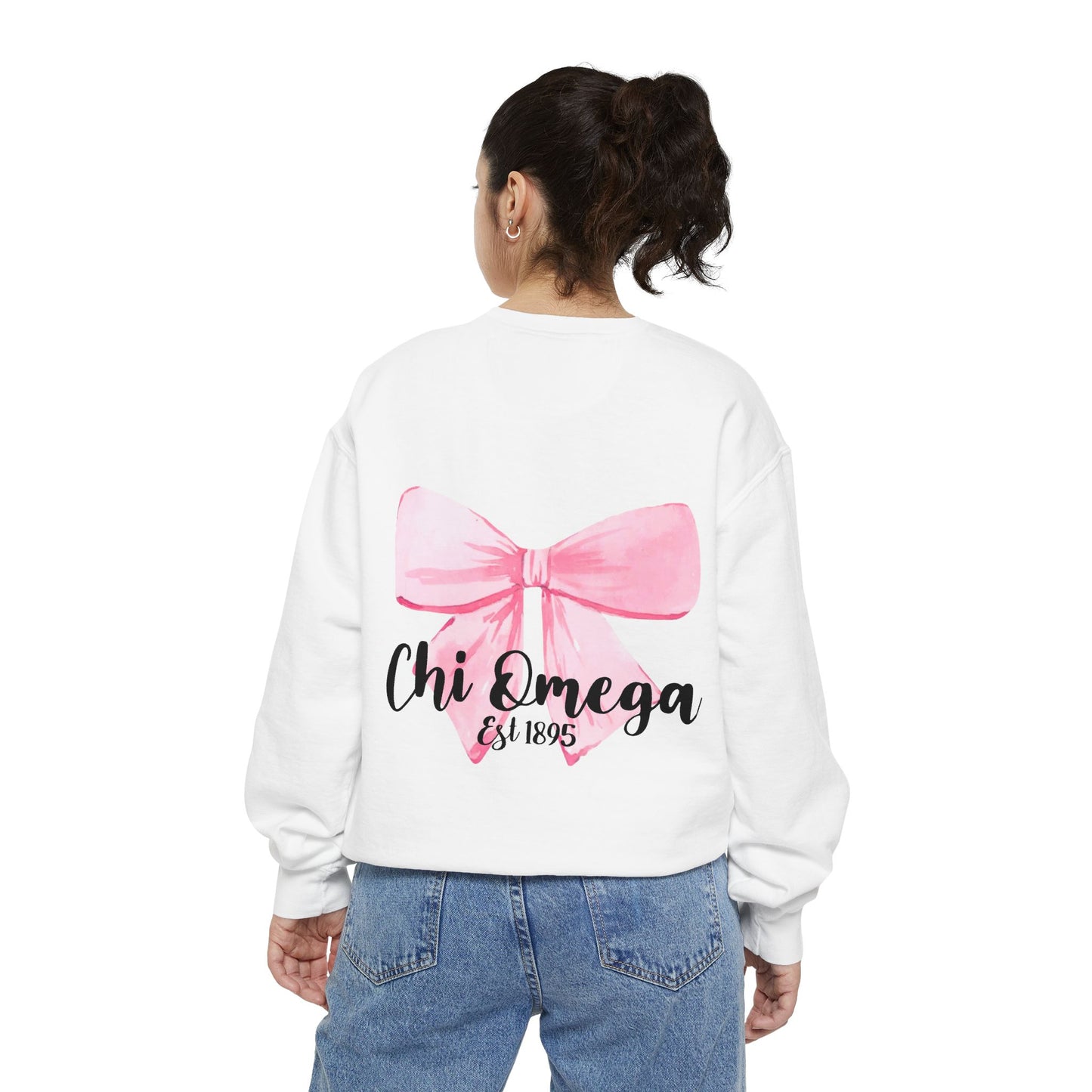 Chi Omega Bow Sweatshirt