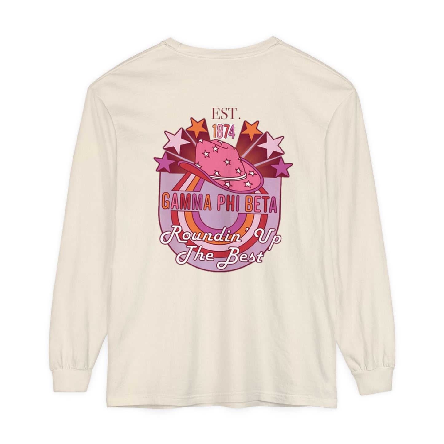 Gamma Phi Beta Rounding Up  Long Sleeve T-Shirt