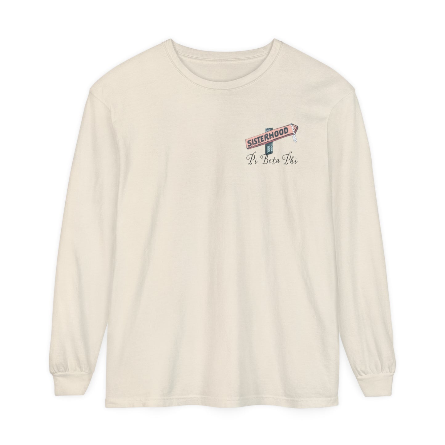 Pi Beta Phi Road Signs Long Sleeve T-Shirt