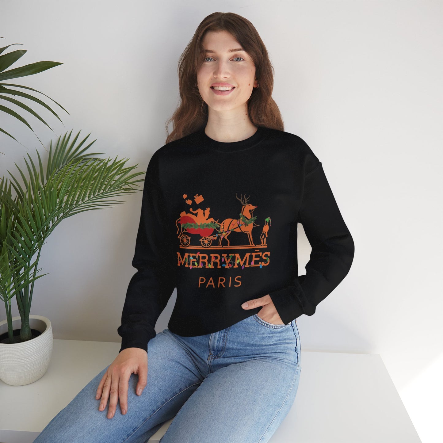 “Merrymes,” Holiday Sweatshirt