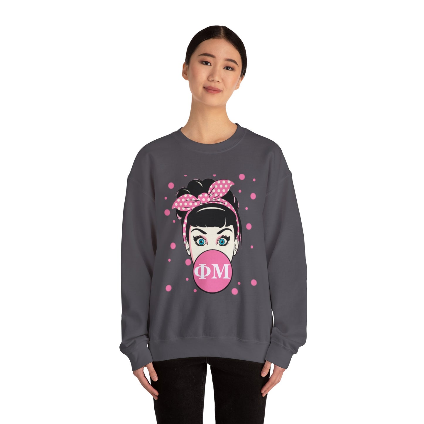 PHI MU BUBBLEGUM Crewneck Sweatshirt