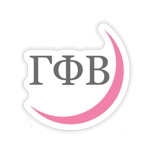 Gamma Phi Beta Moon  Sticker