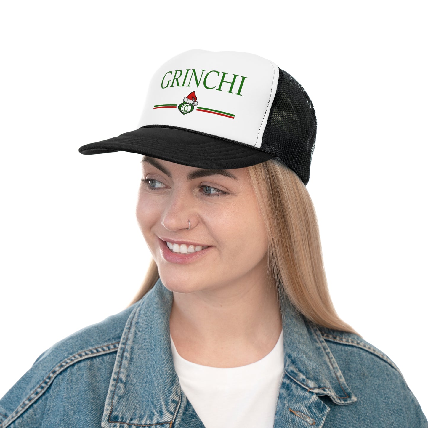 “Grinchi,” Holiday Trucker Cap