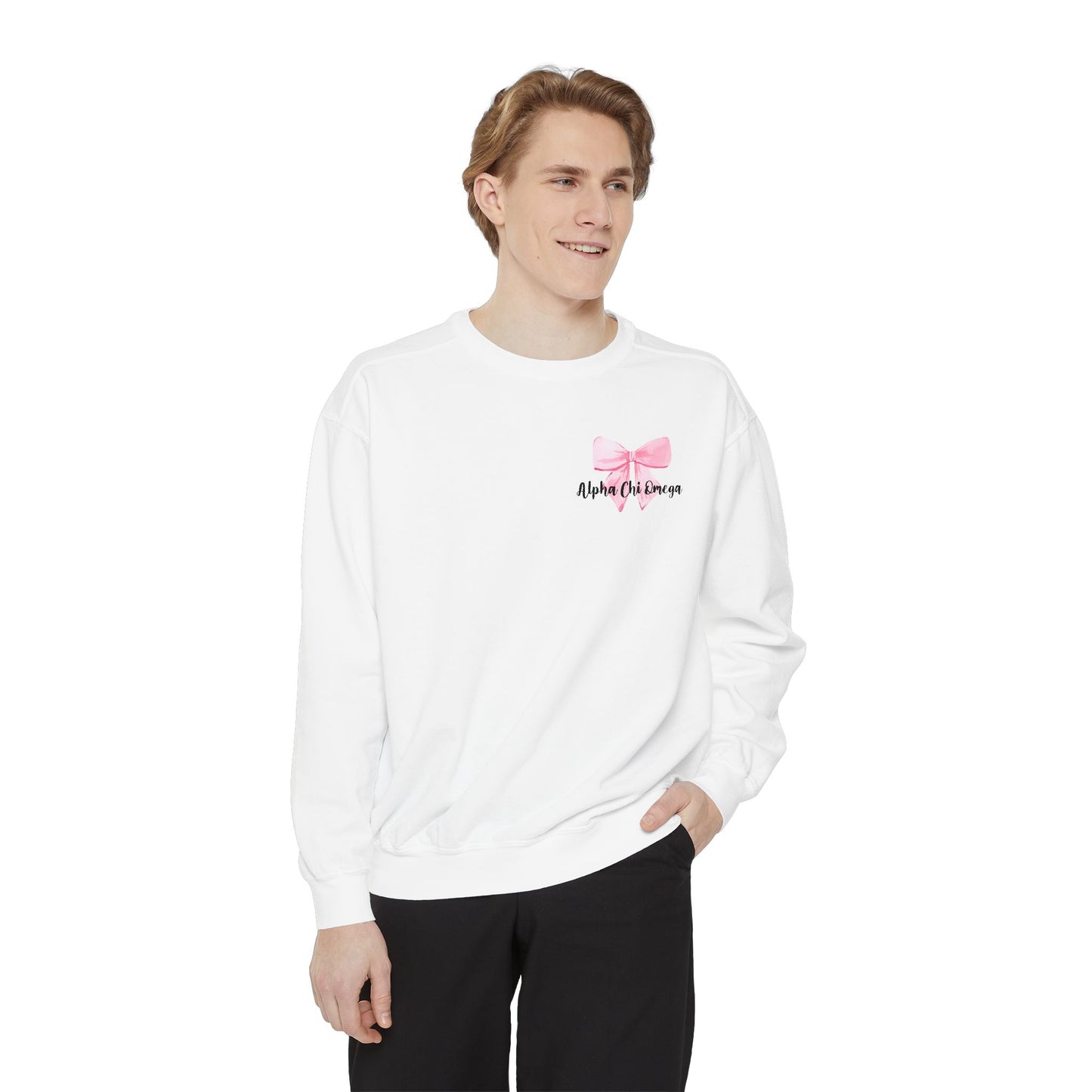 Chi Omega Bow Sweatshirt