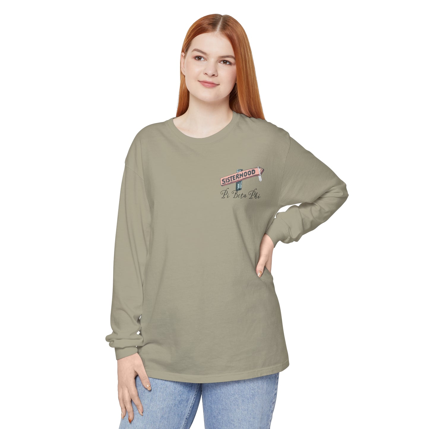 Pi Beta Phi Road Signs Long Sleeve T-Shirt