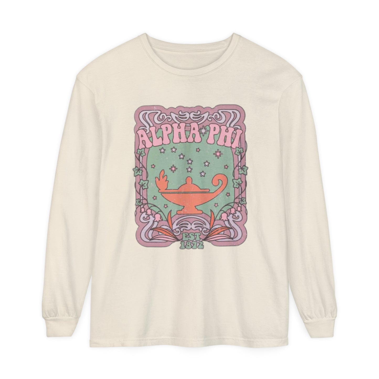 Alpha Phi Rocker Long Sleeve T-Shirt