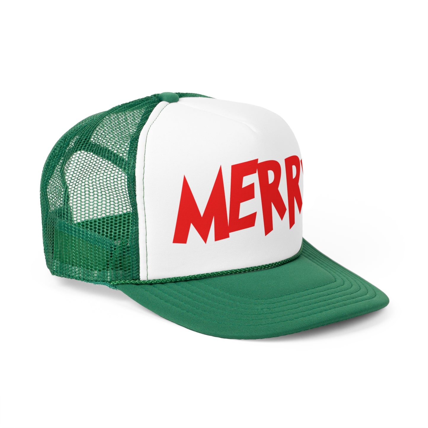 “Merry,” Holiday Trucker Caps