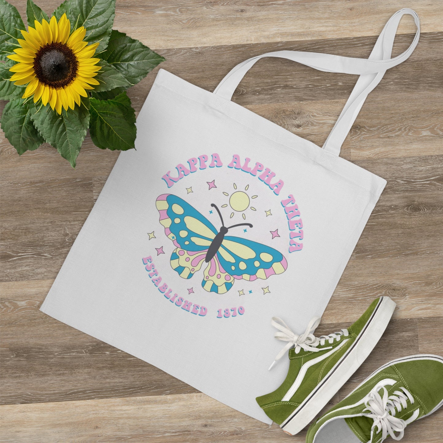 Kappa Alpha Theta Butterfly Tote Bag