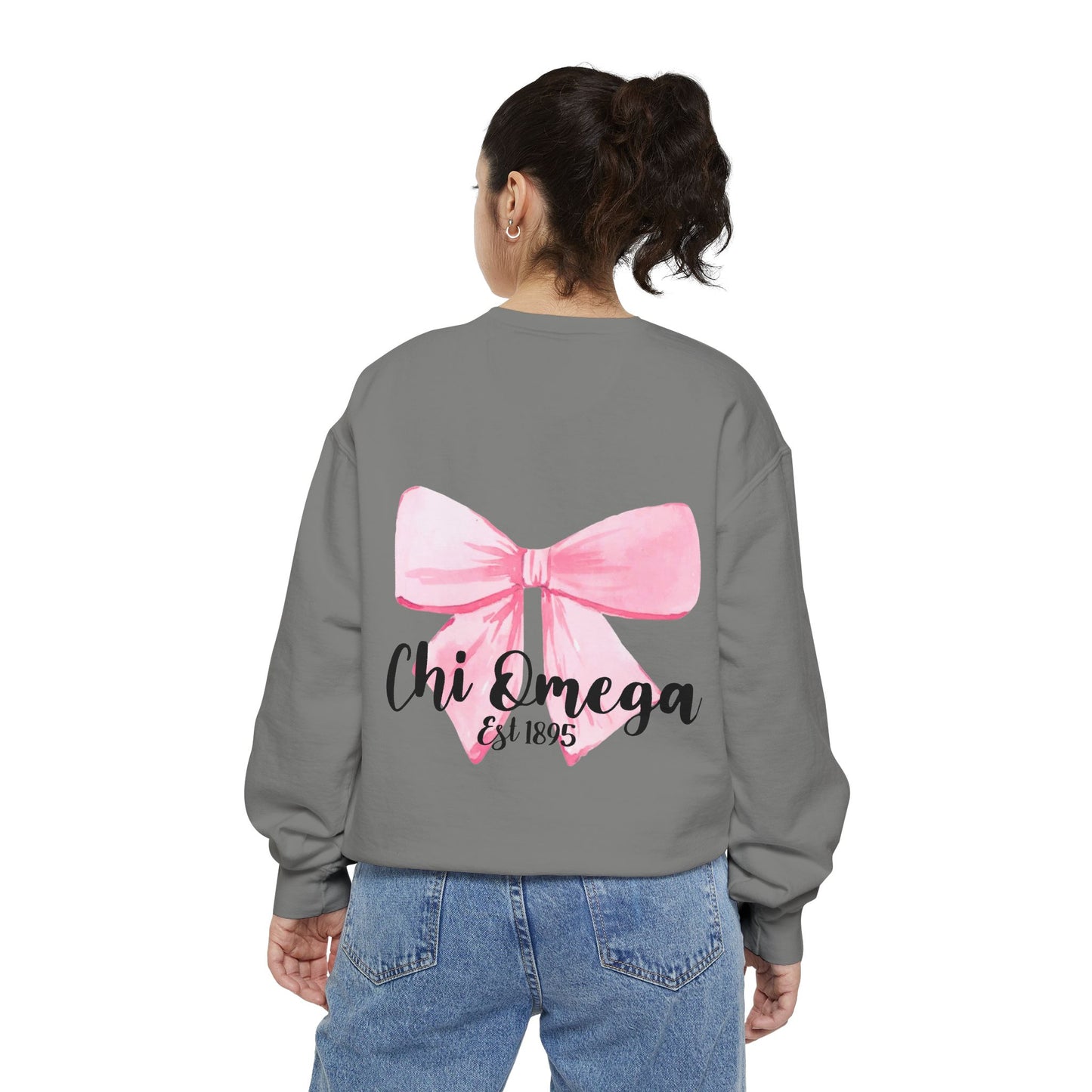 Chi Omega Bow Sweatshirt