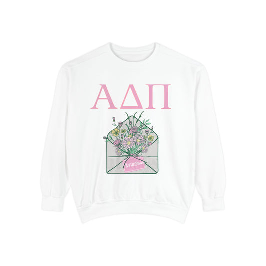 ALPHA DELTA PI FLOWER ENVELOPE Sweatshirt