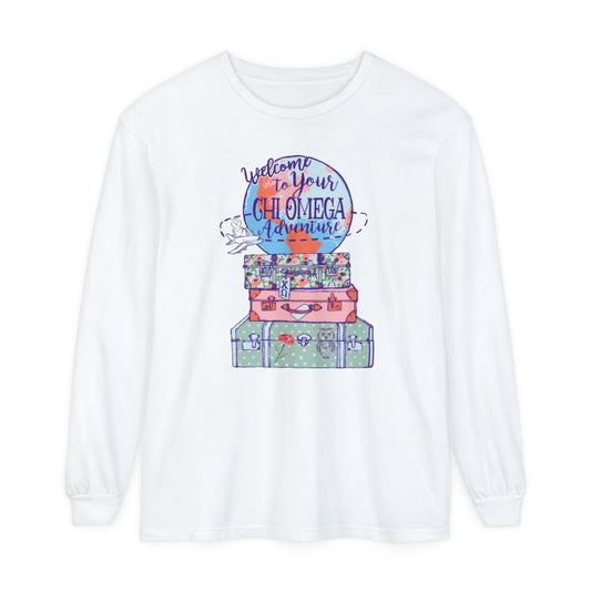 Chi OMega Adventure Long Sleeve T-Shirt