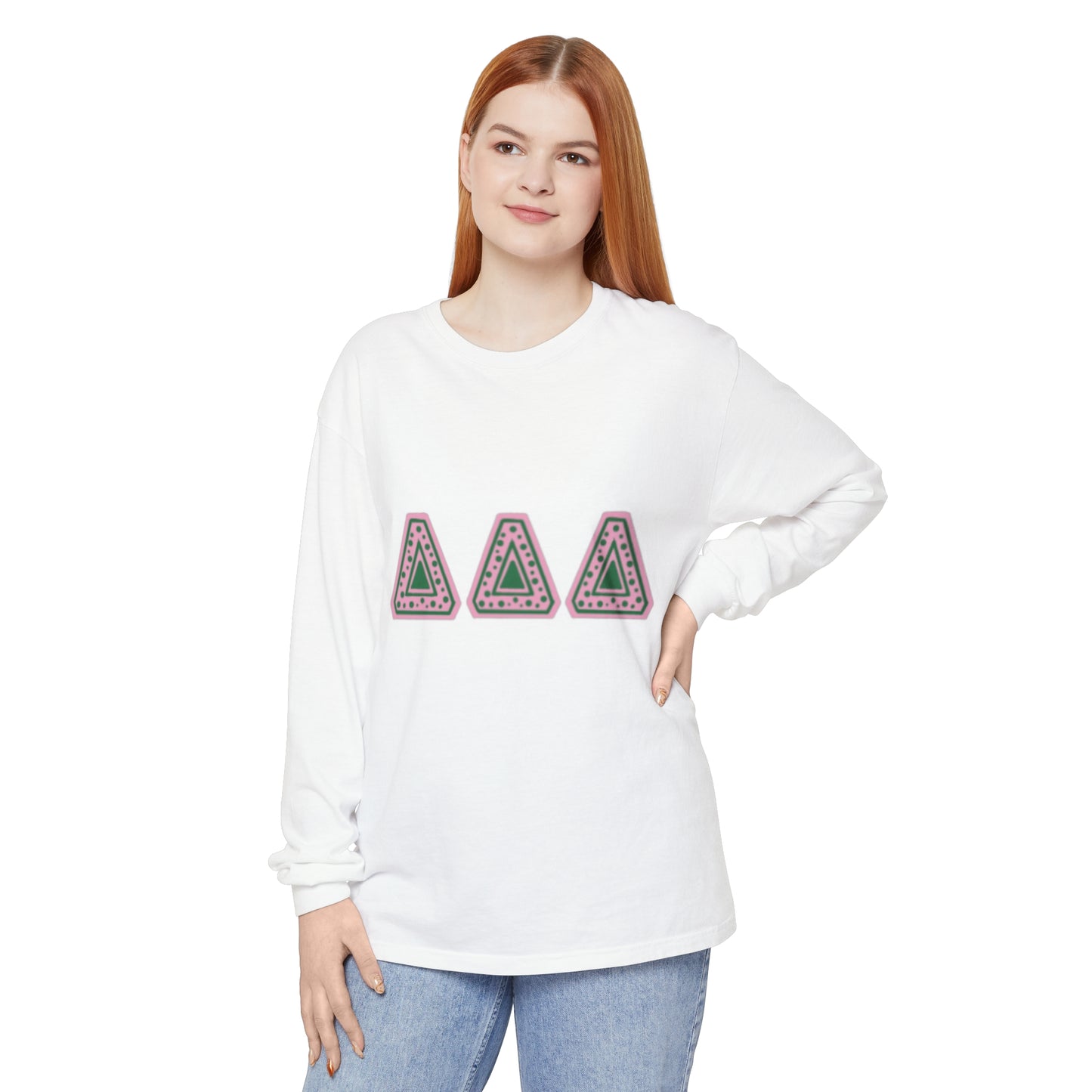 Tri Delta Beverly Hills  Long Sleeve T-Shirt