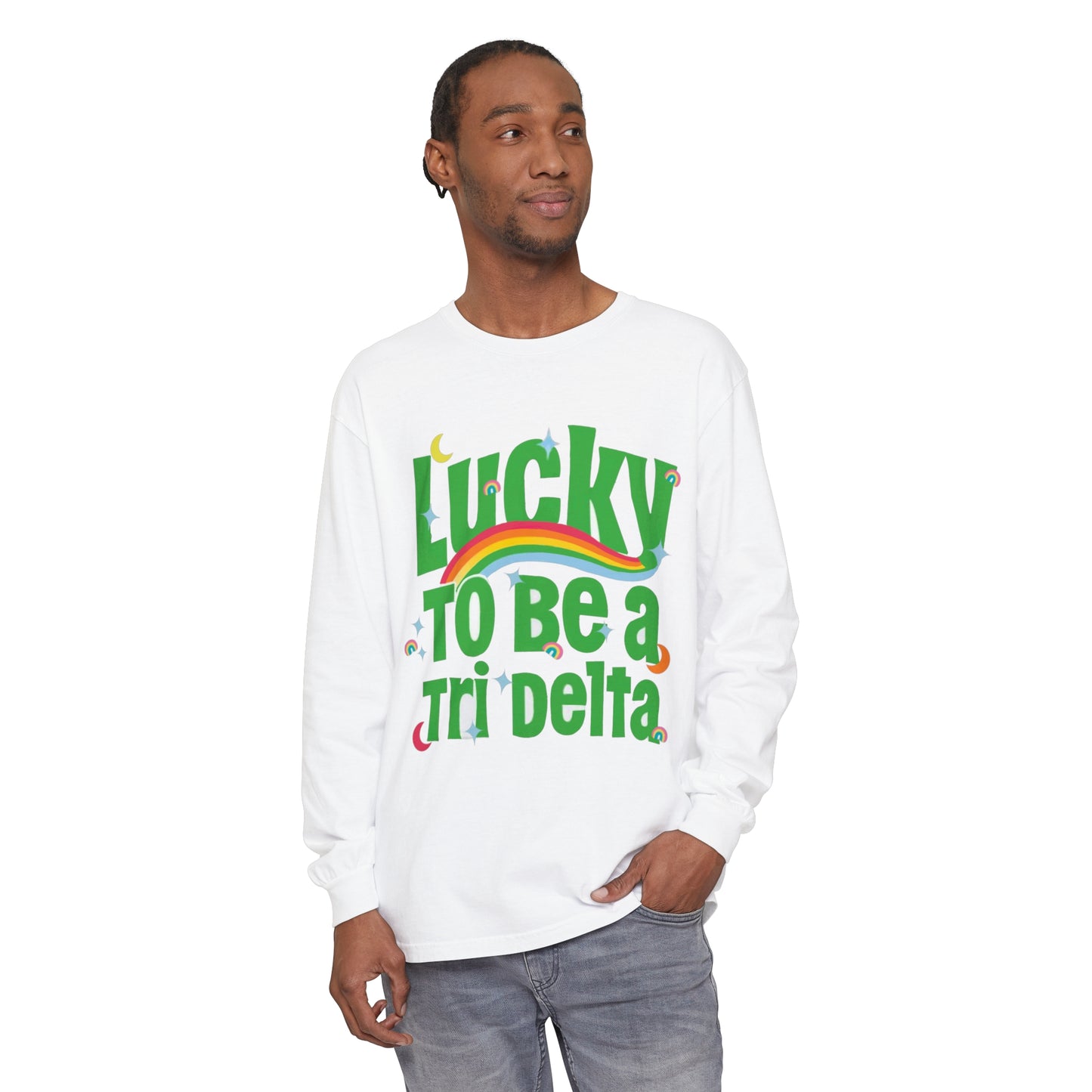 Tri Delta Lucky Long Sleeve T-Shirt