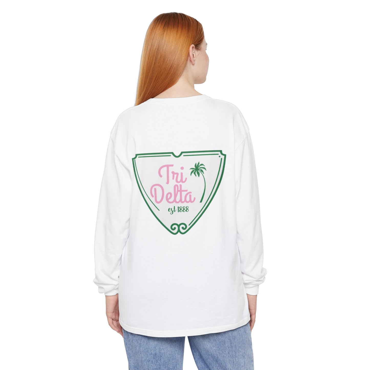 Tri Delta Beverly Hills  Long Sleeve T-Shirt