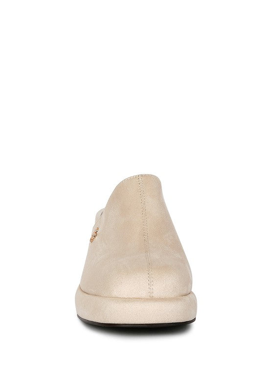 DELAUNAY Suede Heeled Mules